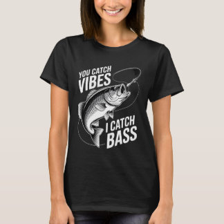 Camiseta Pesca de Lubina Atrapas Vibraciones, Yo Atrapo Lub