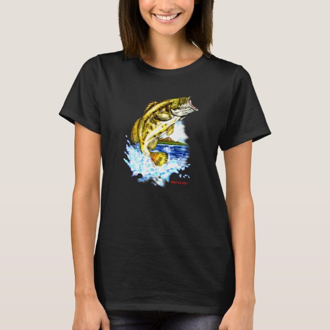 Camiseta Pesca de Lubina de Boca Grande (Anverso)