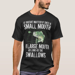 Camiseta Pesca de lubina divertida