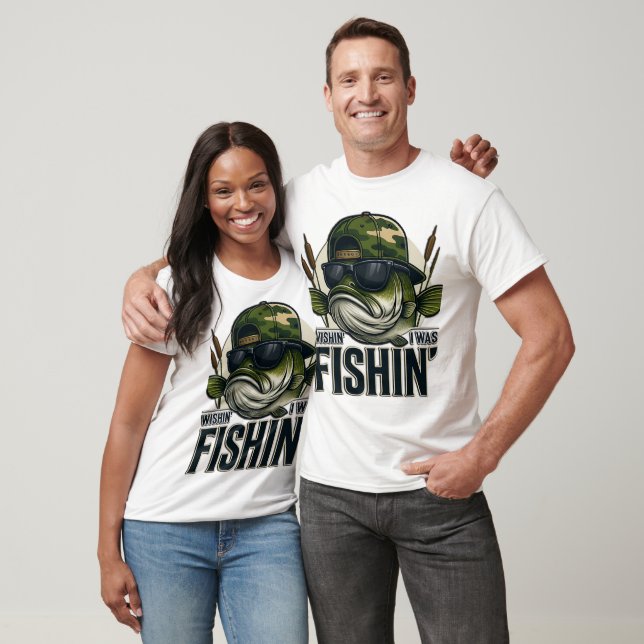 Camiseta Pesca de Lubina Divertida (Unisexo)