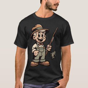 Camiseta Pesca de lubina rayada 