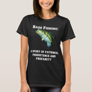 Camiseta Pesca de lubina: un deporte de paciencia, persiste