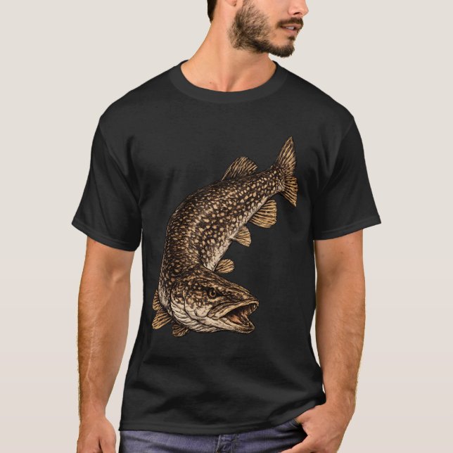 Camiseta Pesca de lucio del norte (Anverso)