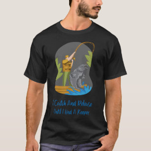 Camiseta Pesca de lucioperca pescador Lo siento, llego tard