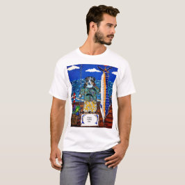 Camiseta Pesca de Marlín con Pastor Australiano