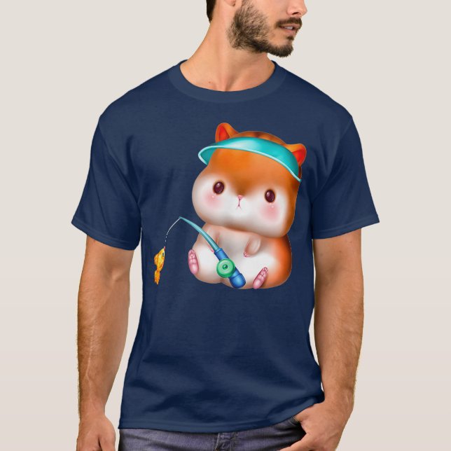 Camiseta Pesca de martillo de verano y pesca de peces - (Anverso)
