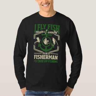 Camiseta Pesca de mosca Angler Rod Angling Reel Fishmen Vol