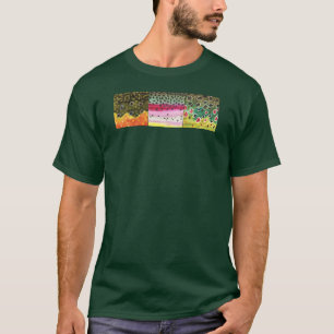 Camiseta Pesca de mosca Arcoiris Arcoiris Arcoiris