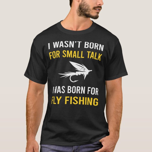 Camiseta Pesca de mosca de charla pequeña (Anverso)