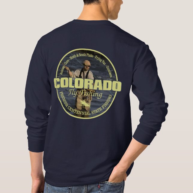 Camiseta Pesca de mosca de Colorado (Reverso)