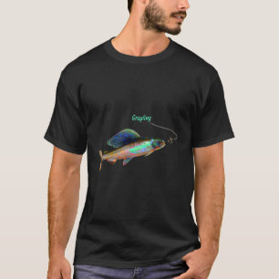 Camiseta Pesca de mosca negra en el Ártico