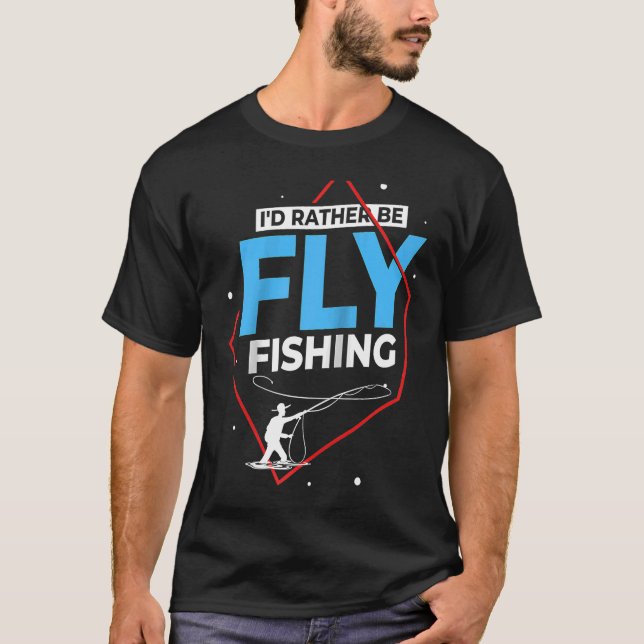 Camiseta Pesca de mosca Pesca Pescador Rod Bait Reel Lures  (Anverso)