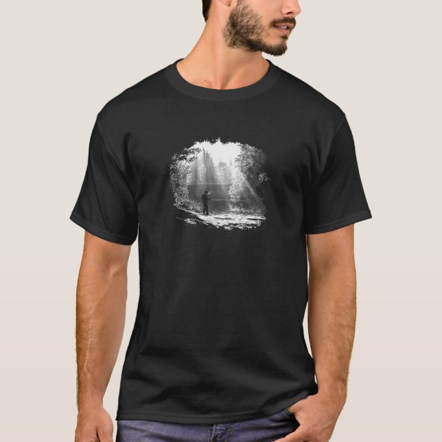 Camiseta Pesca de mosca Río de Agua Dulce (Anverso)