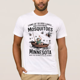 Camiseta Pesca de mosquitos de Minnesota