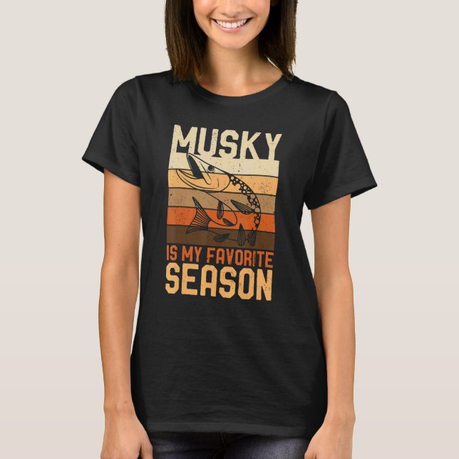 Camiseta Pesca de muskellunge (Anverso)
