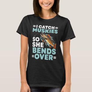 Camiseta Pesca de muskí Pescador de lucio Cazador de peces 