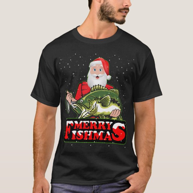 Camiseta Pesca de Navidad (Anverso)