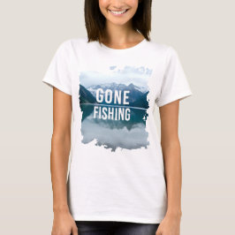 Camiseta Pesca de nevado lago de montaña