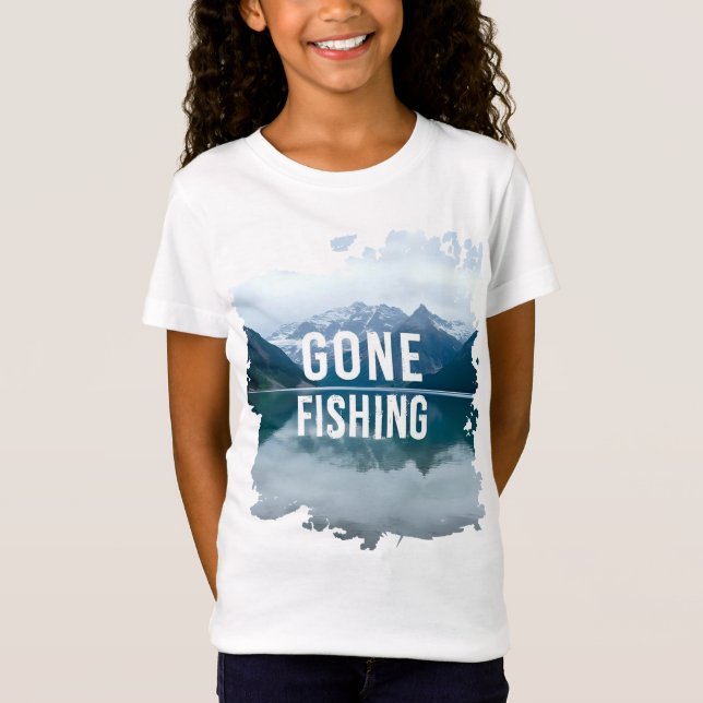 Camiseta Pesca de nevado lago de montaña (Anverso)