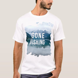 Camiseta Pesca de nevado lago de montaña
