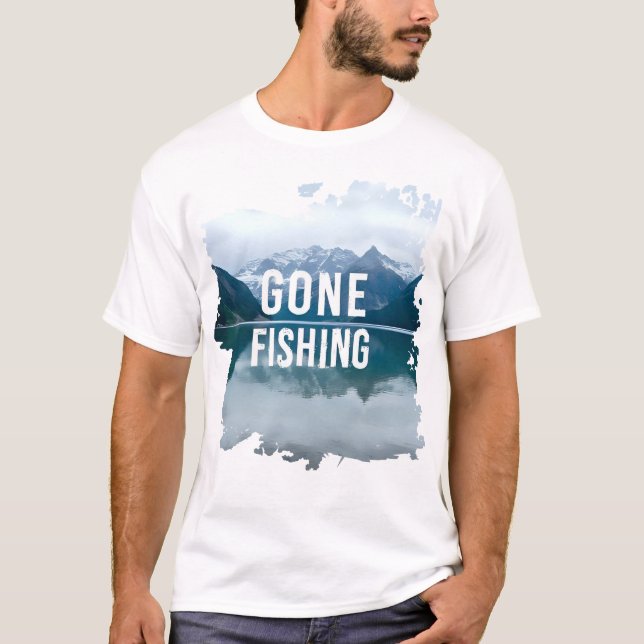 Camiseta Pesca de nevado lago de montaña (Anverso)