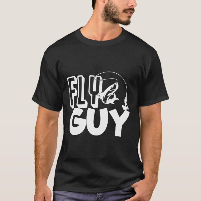 Camiseta Pesca de Novedad de pesca de mosca Guy Fly (Anverso)