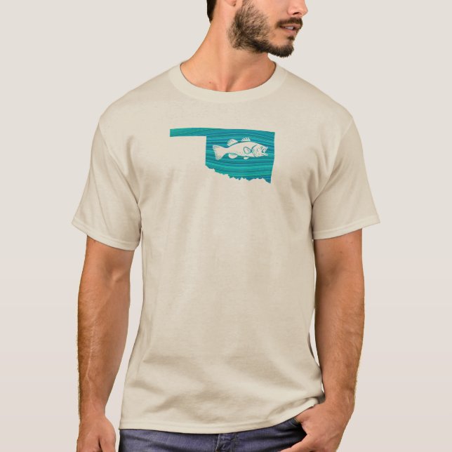 Camiseta Pesca de ola Oklahoma (Anverso)