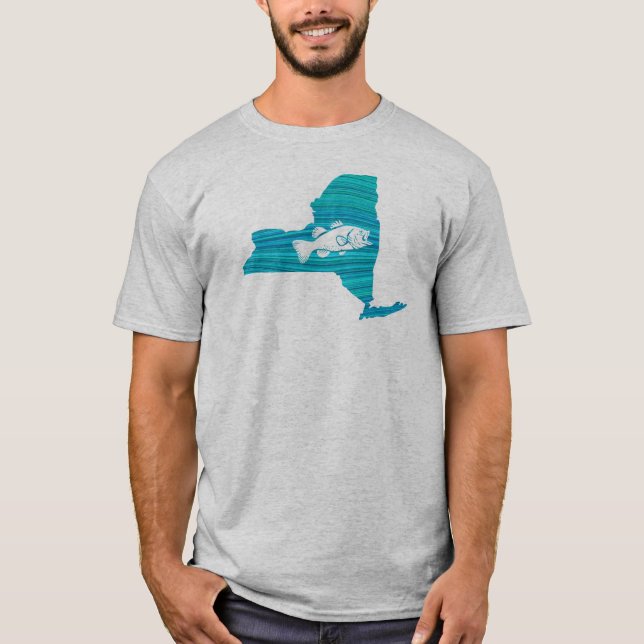 Camiseta Pesca de olas en Nueva York (Anverso)