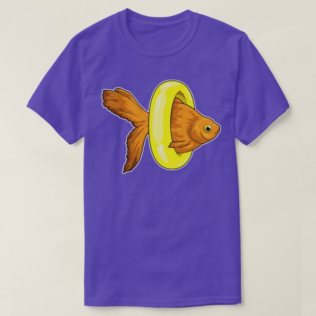 Camiseta Pesca de oro Natación (Diseño del anverso)