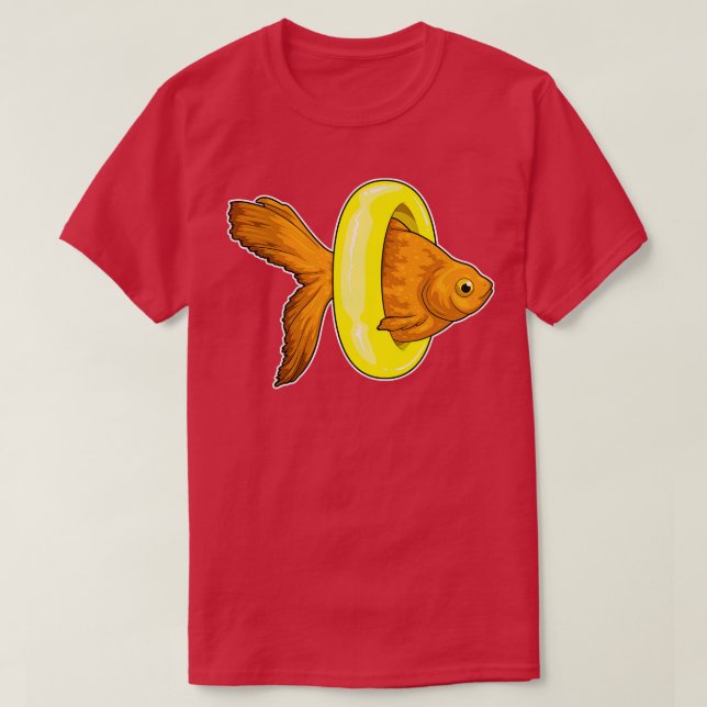 Camiseta Pesca de oro Natación (Diseño del anverso)