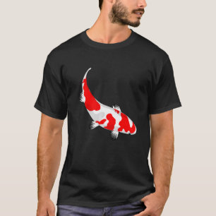 Camiseta Pesca de oro Pescado artístico Koi Carp