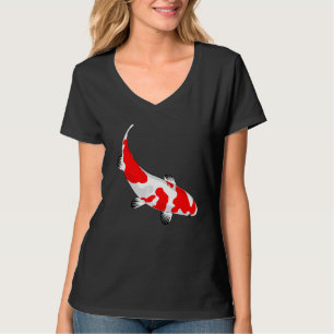Camiseta Pesca de oro Pescado artístico Koi Carp