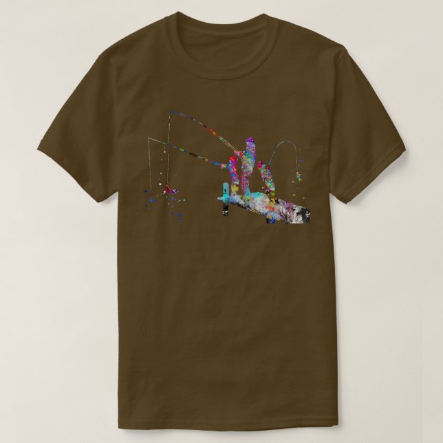 Camiseta Pesca de padres e hijos (Diseño del anverso)