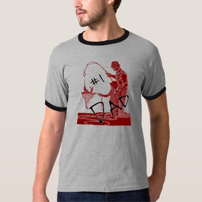 Camiseta Pesca de Papá #1 (Anverso)