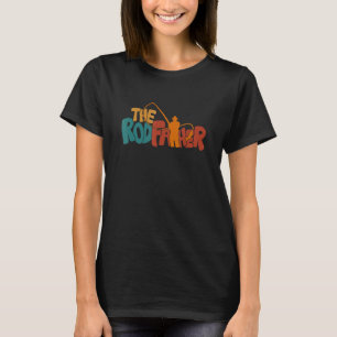 Camiseta Pesca de papá Gráfico del Día del Padre Rodfather