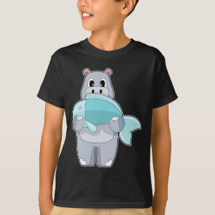 Camiseta Pesca de peces de Hippo