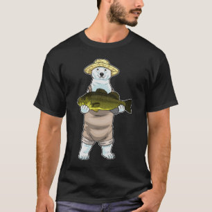 Camiseta Pesca de peces de oso polar