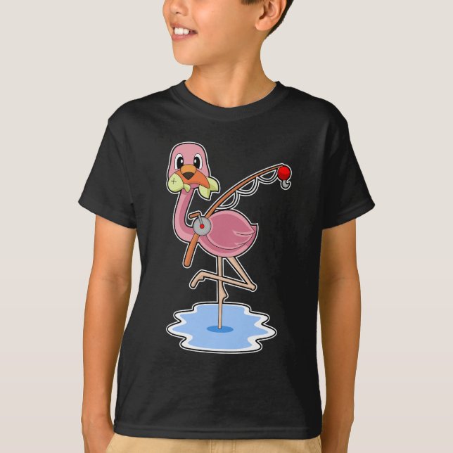 Camiseta Pesca de peces Flamingo Fisher (Anverso)