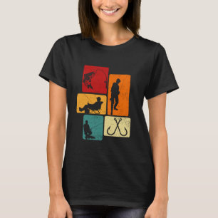 Camiseta Pesca de Peces Vintage Retro Para Hombres Mujeres 