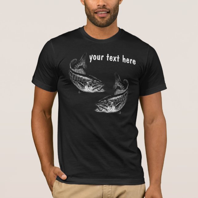 Camiseta Pesca de perca canadiense (Anverso)