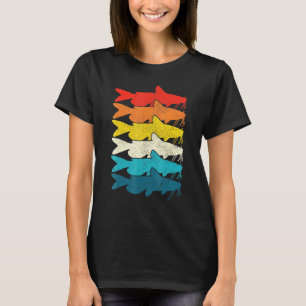 Camiseta Pesca de pescado de captura de pescado de canal
