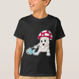Camiseta Pesca de pescado de setas