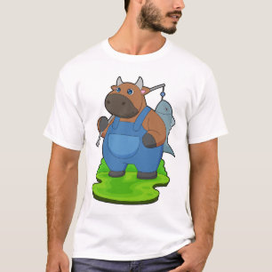 Camiseta Pesca de pescado de toro