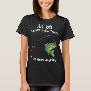 Camiseta Pesca de pescador de 56 años