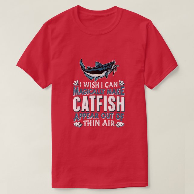 Camiseta Pesca de pescadores de agua dulcePesca mágica de b (Diseño del anverso)