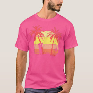 Camiseta Pesca de pescadores de la palma del verano de los