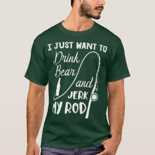 Camiseta Pesca de pescadores que solo quiero beber cerveza