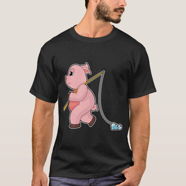 Camiseta Pesca de rape cerdo (Anverso)