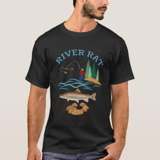 Camiseta Pesca de rata de río