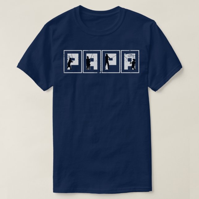 Camiseta Pesca de regalo del Día del Padres (Diseño del anverso)